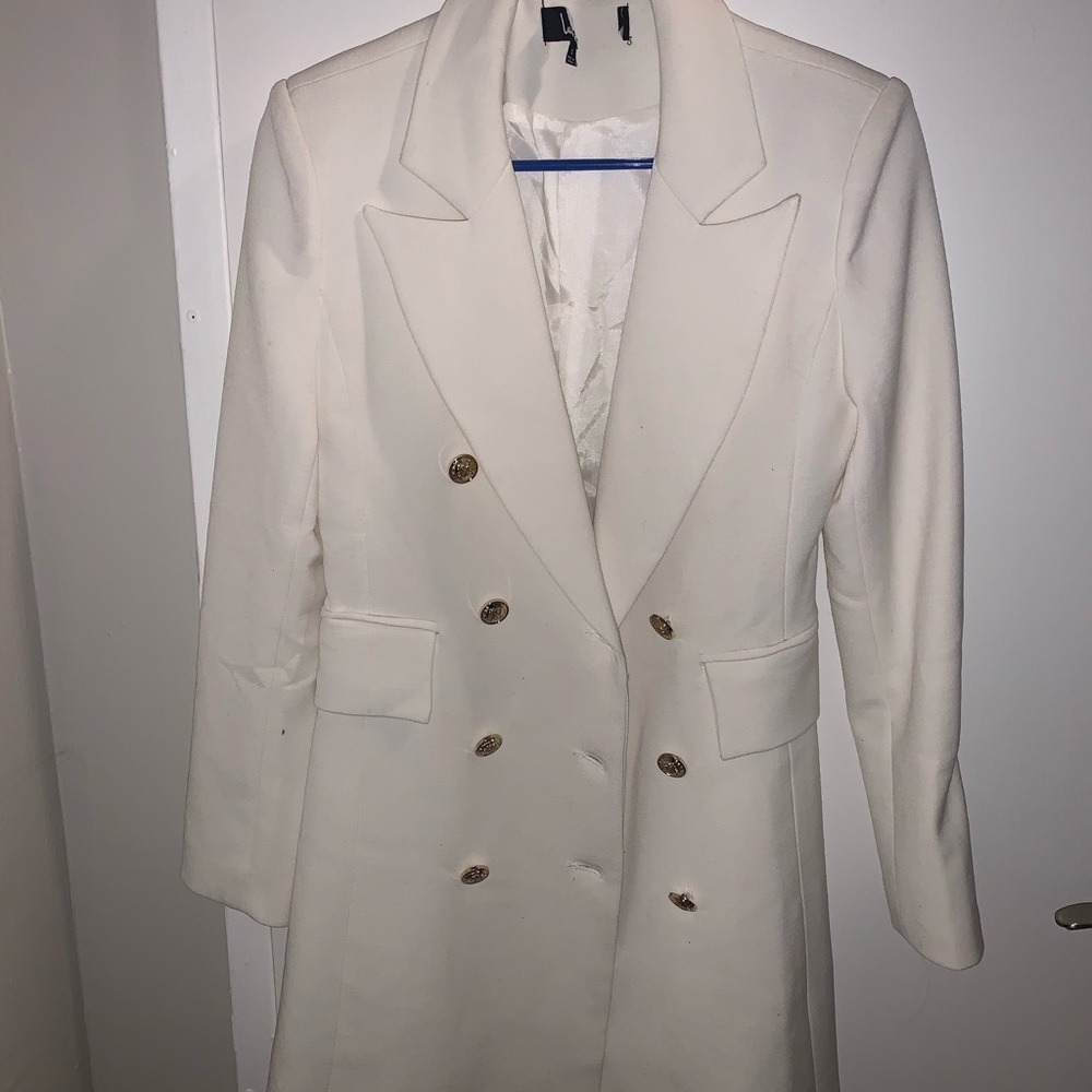 Lulu’s White Blazer Jacket